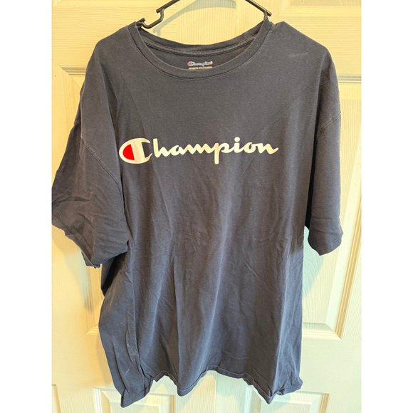 Champion Other - Used Navy Blue Champion Logo T-Shirt Size:2XL